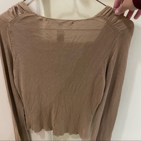 Max Studio Ruched-Detail Crepe Blouse - Picture 10 of 10